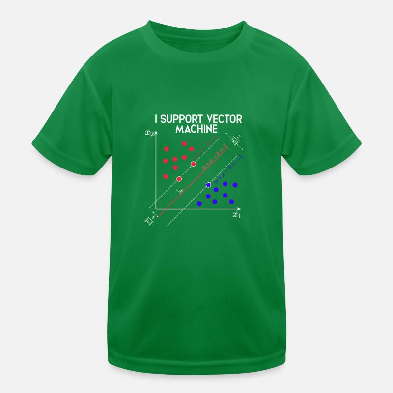 Je soutiens Vector Machines Machine Learning - Tech T-shirt sport Enfant