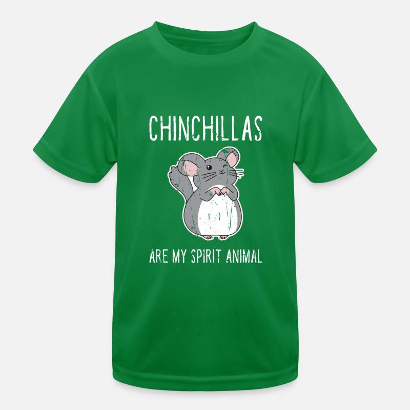 Chinchillas sind mein Geisttier - Grey Kinder Funktions-T-Shirt