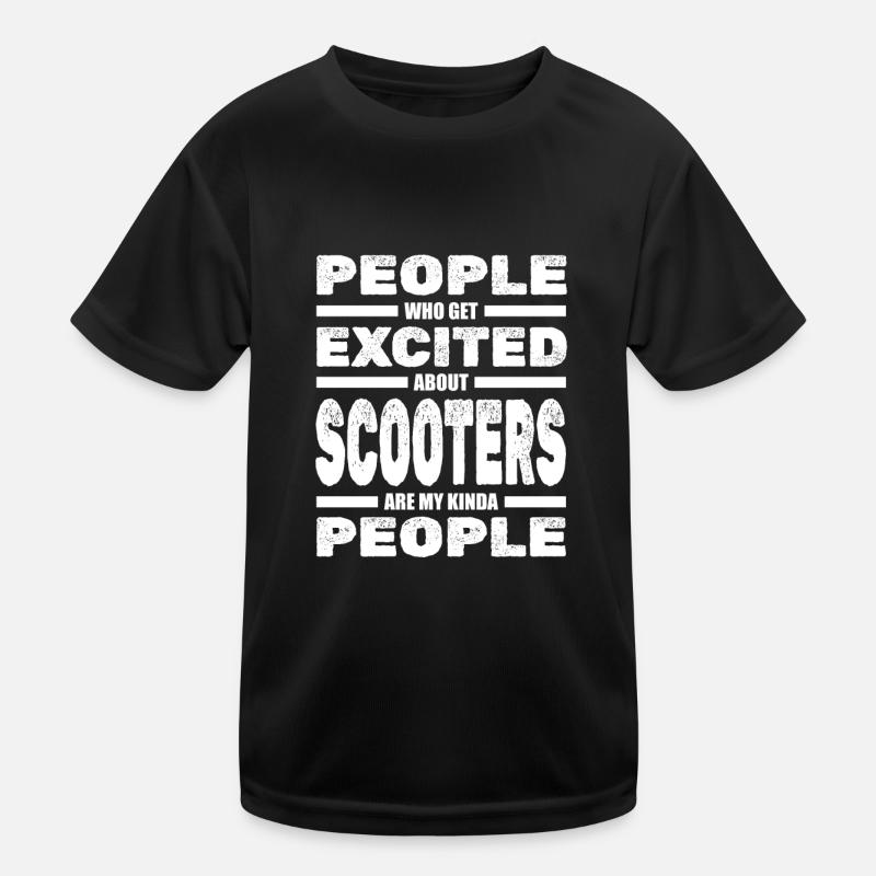 Scooter Cyclomoteur Cyclomoteur Scooter T-shirt sport Enfant