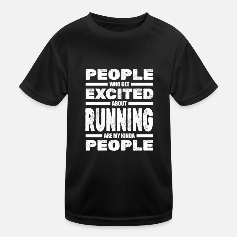 Jogging Running Running Coureurs T-shirt sport Enfant