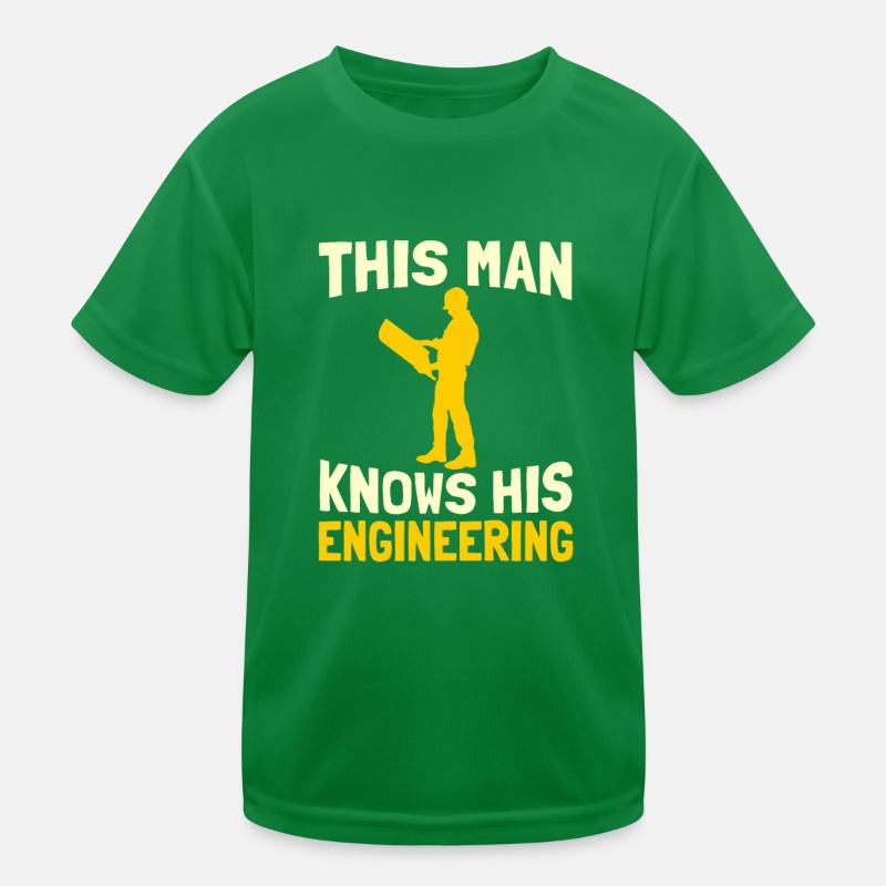 Engineer Master Technician Diploma Kids Functional T-Shirt
