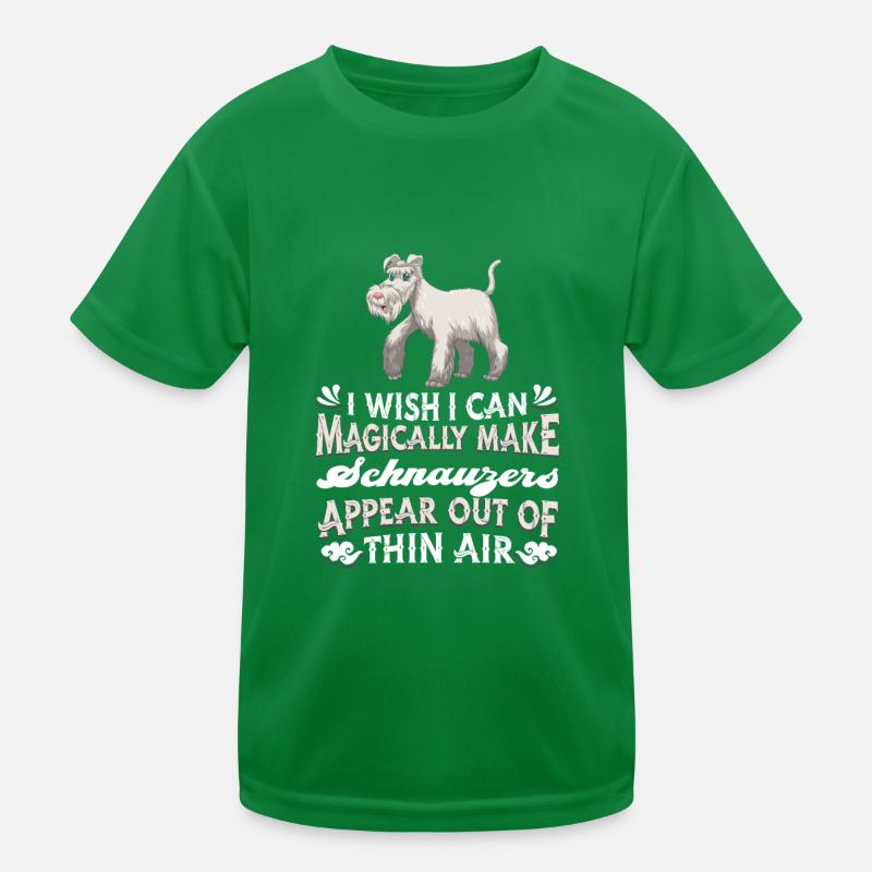 Schnauzer Hund Kinder Funktions-T-Shirt