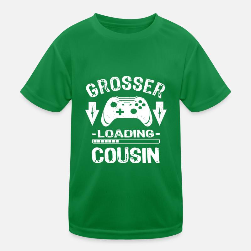 Großer Cousin Loading Geschenke Gamer Controller Kinder Funktions-T-Shirt
