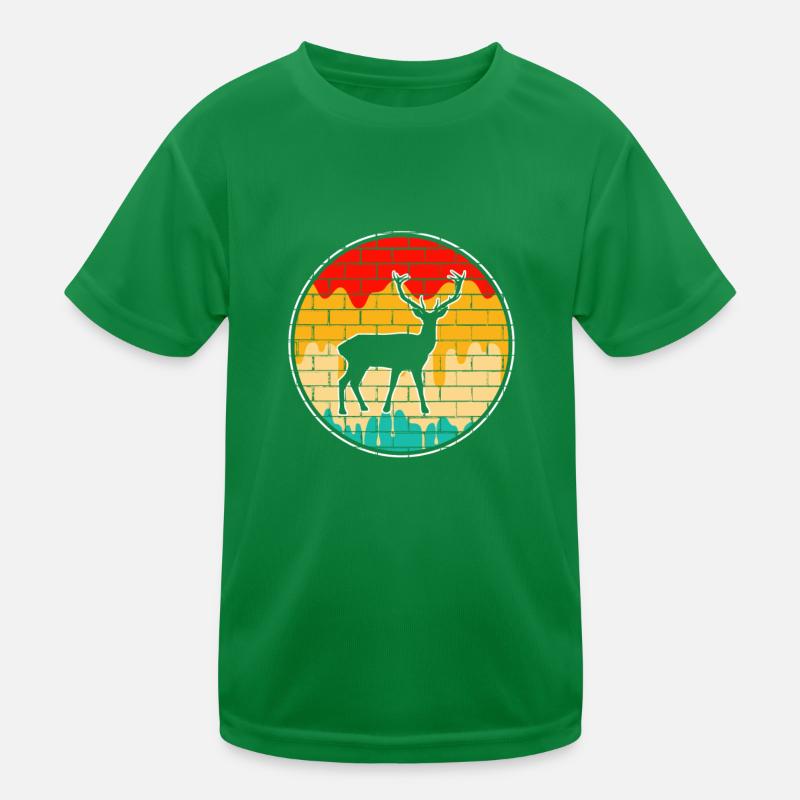 Cerf Rétro T-shirt sport Enfant