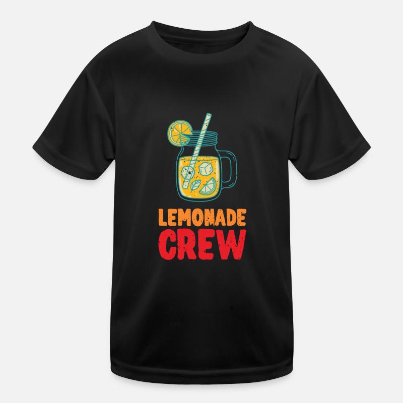 Lemonade Crew Juice Stand Kids Functional T-Shirt