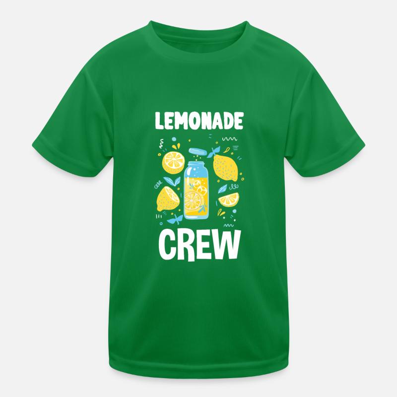 Lemonade Crew Juice Stand Kids Functional T-Shirt