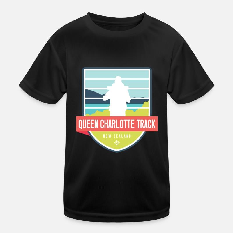 Sentier de randonnée Queen Charlotte - Nouvelle-Zélande T-shirt sport Enfant