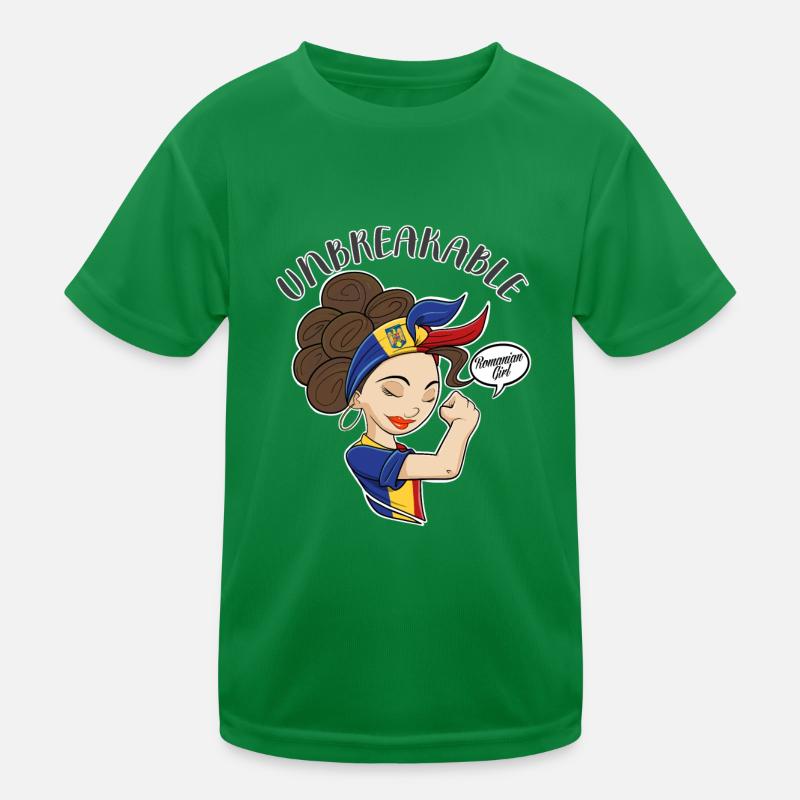 Fille roumaine incassable I Héritage roumain I T-shirt sport Enfant