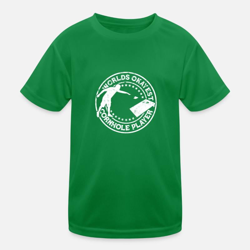 Der beste Cornhole-Spieler der Welt - Cornhole Board Kinder Funktions-T-Shirt