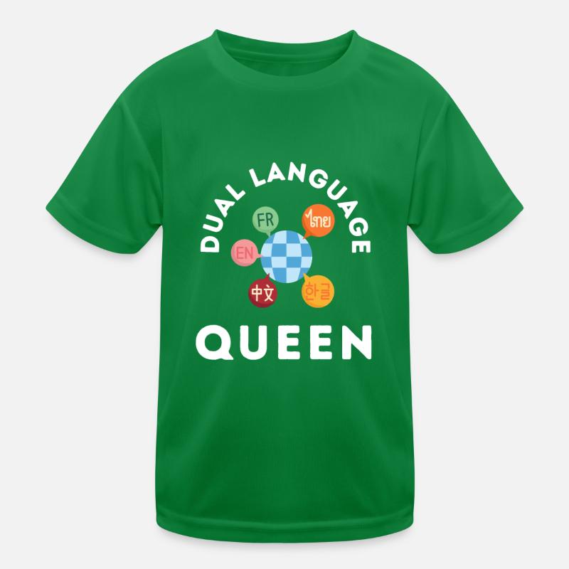 Dual Language Team Bilingual Teacher School Tutor Kinder Funktions-T-Shirt