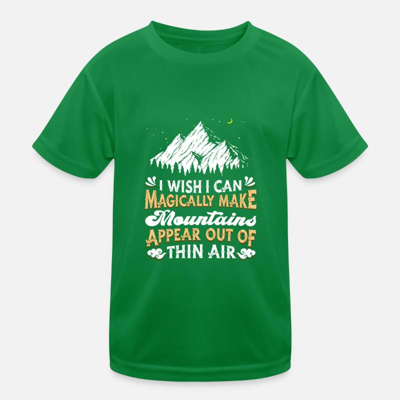 Klettern Bergsport Kletterer Kinder Funktions-T-Shirt