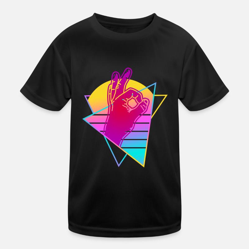 Have a look at Retro Vaporwave Kids Functional T-Shirt
