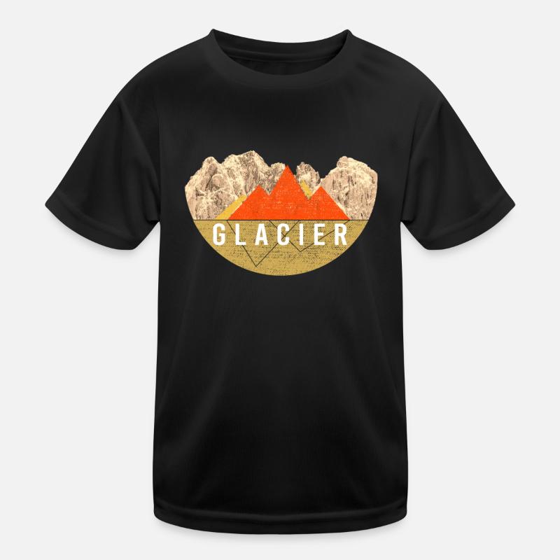 Weinlese - Glacier Nationalpark Kinder Funktions-T-Shirt