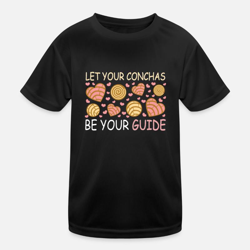 Spanish Humor Conchas Mexican Bread Kids Functional T-Shirt