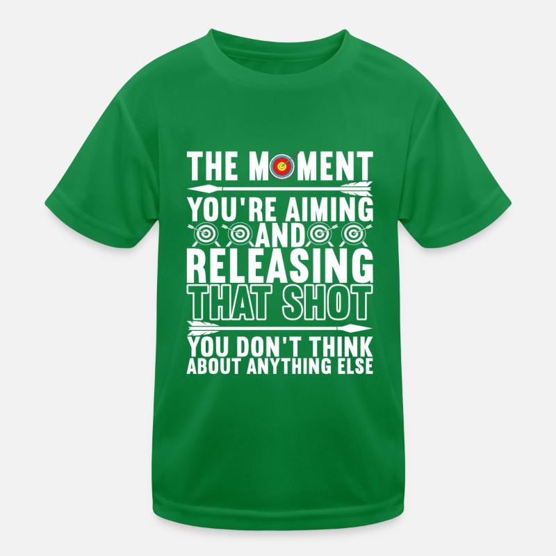 Archery Archer Arrow Kids Functional T-Shirt