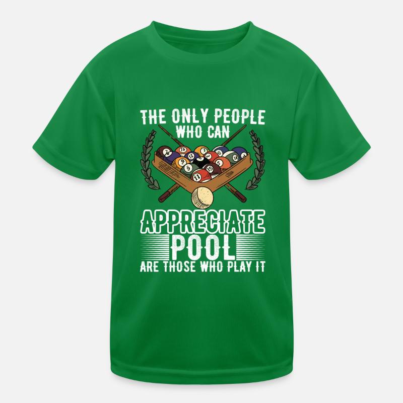 Pool Billiards Kids Functional T-Shirt