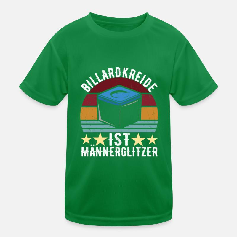 Pool Billard Kinder Funktions-T-Shirt