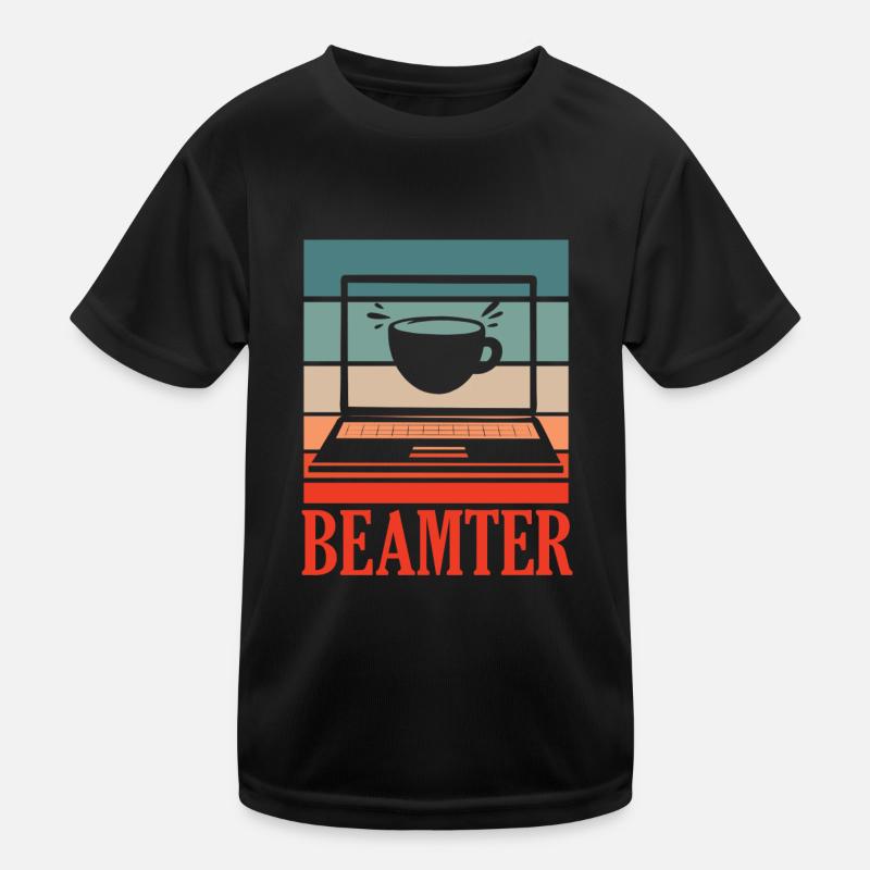 Beamter auf Lebenszeit - Beamter Kaffee Geschenk Kinder Funktions-T-Shirt