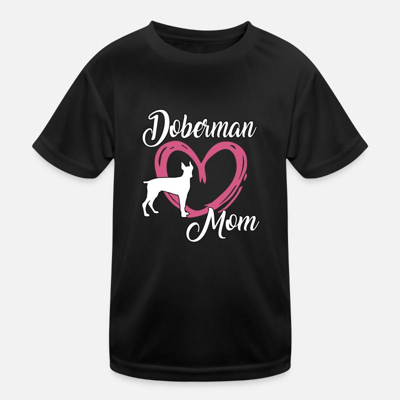 Dobermann Maman Maîtresse École de chiens Dobermann T-shirt sport Enfant