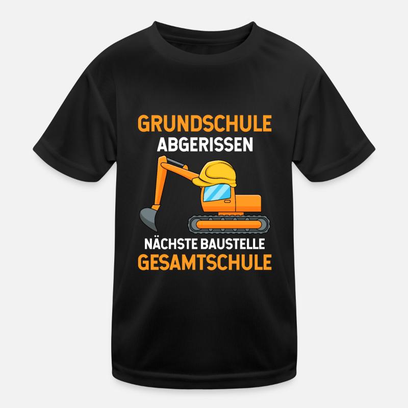 Grundschulabschluss Gesamtschule 5 Klasse Kinder Funktions-T-Shirt