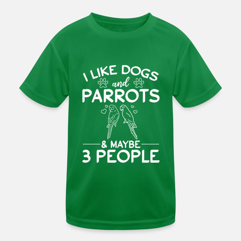 J’aime les chiens et les perroquets & Maybe 3 T-shirt sport Enfant