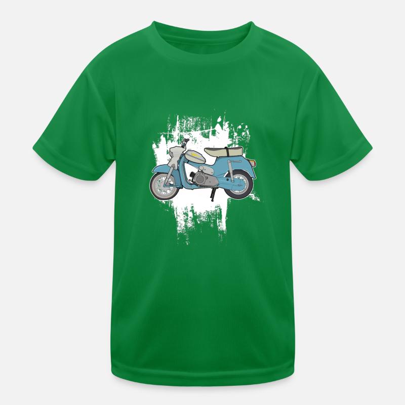 DS50 / Schwalbenfahrer / Ostalgie / Mofa Oldtimer Kids Functional T-Shirt