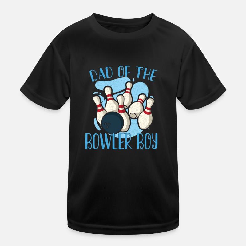 Funny Bowling Team Bowler Strike Gift Idea Kids Functional T-Shirt