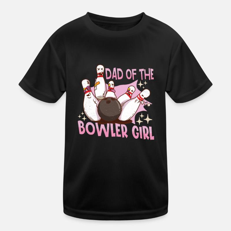 Drôle bowling Team Bowler Strike Idée cadeau T-shirt sport Enfant