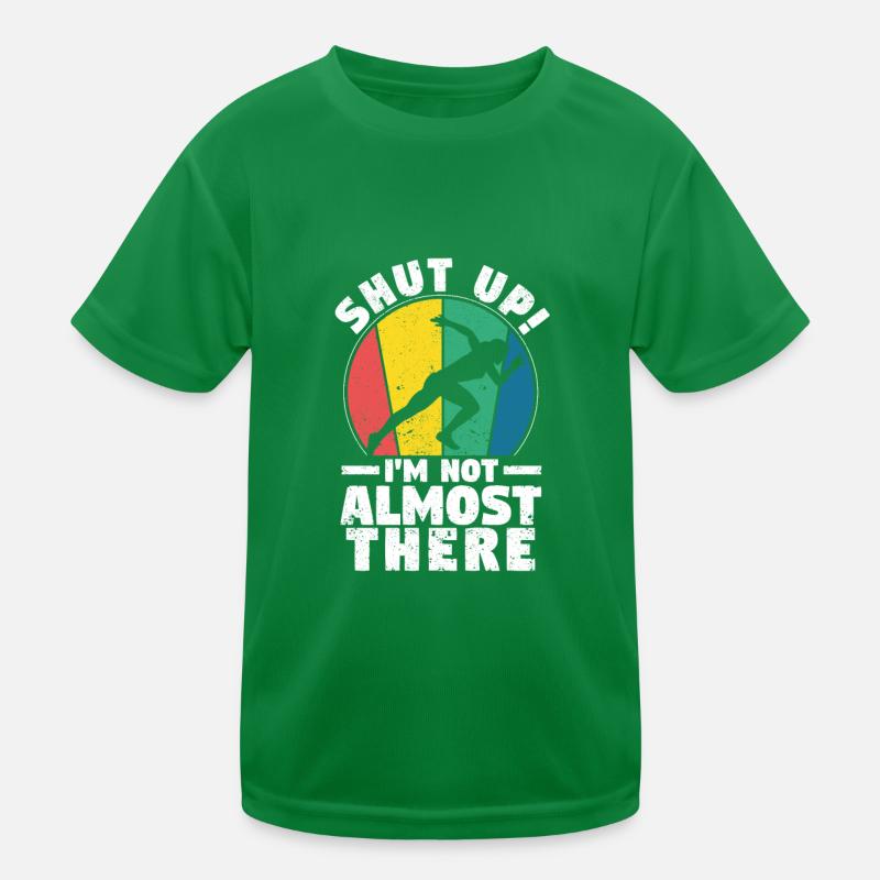 Courir drôle Marathon Runner Shut Up I T-shirt sport Enfant