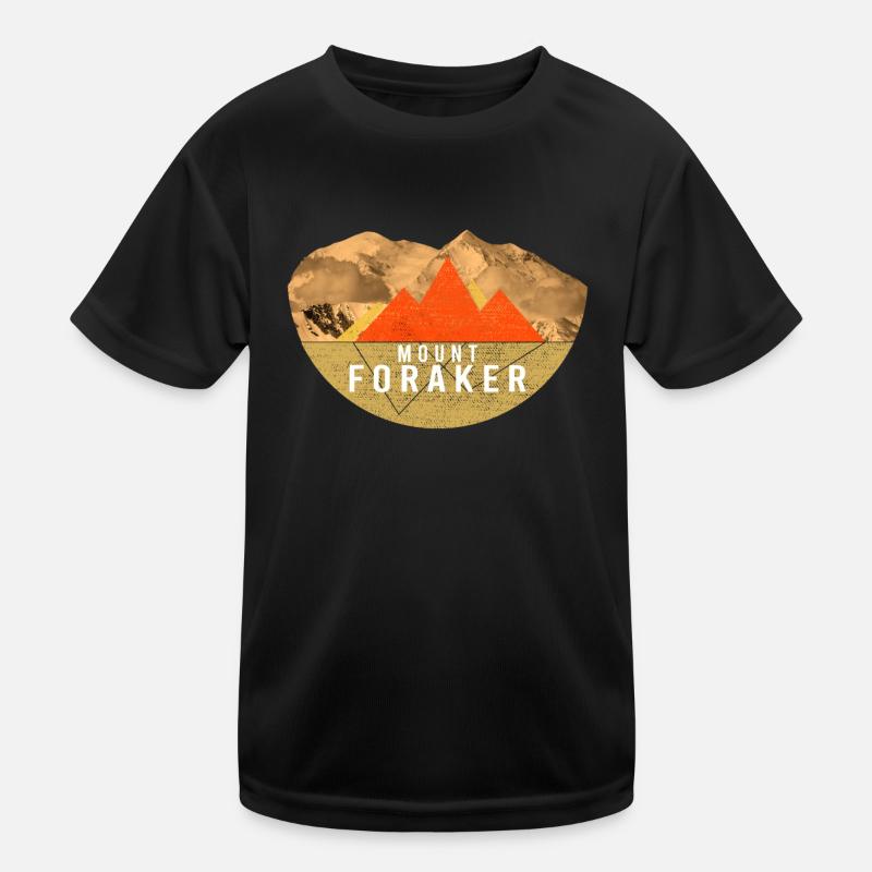 Vintages USA Randonnée - Mont Foraker T-shirt sport Enfant