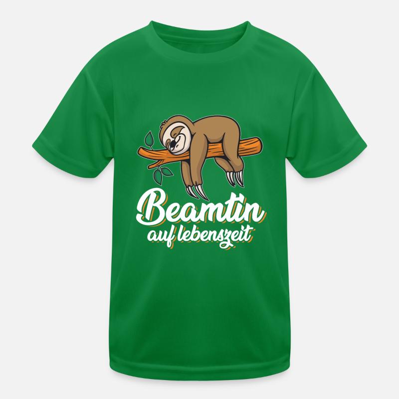Beamtin auf Lebenszeit - Beamtin Kaffee Design Ges Kinder Funktions-T-Shirt