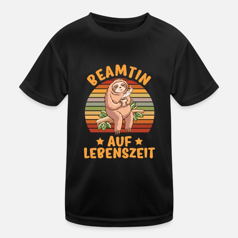 Beamtin auf Lebenszeit - Beamtin Kaffee Beamtin Ge Kinder Funktions-T-Shirt