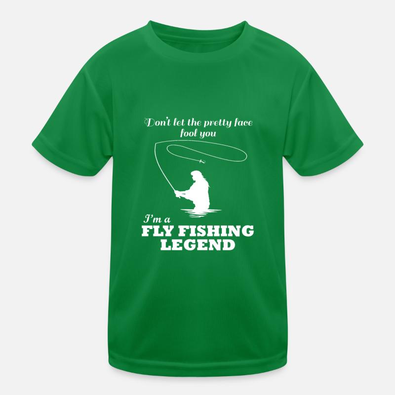 Citation drôle de pêche à la mouche T-shirt sport Enfant