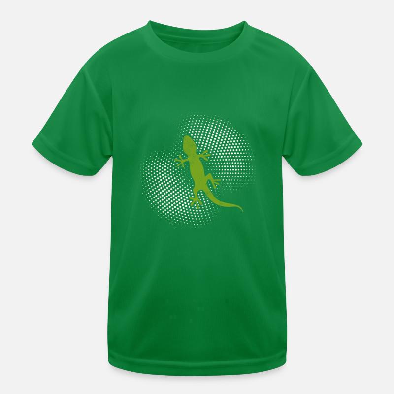 Eidechse Kinder Funktions-T-Shirt