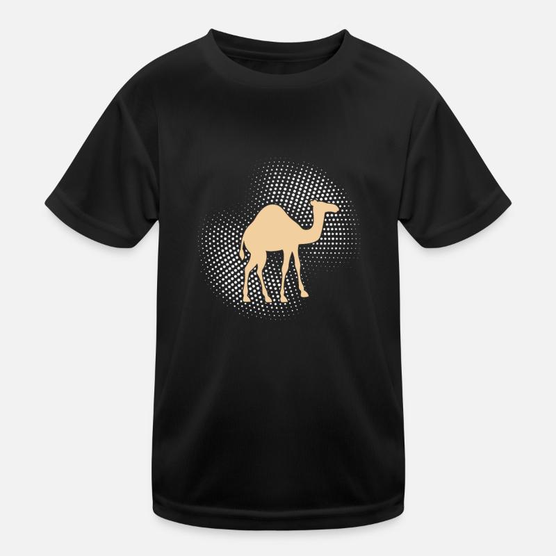 Kamel Dromedar Kinder Funktions-T-Shirt