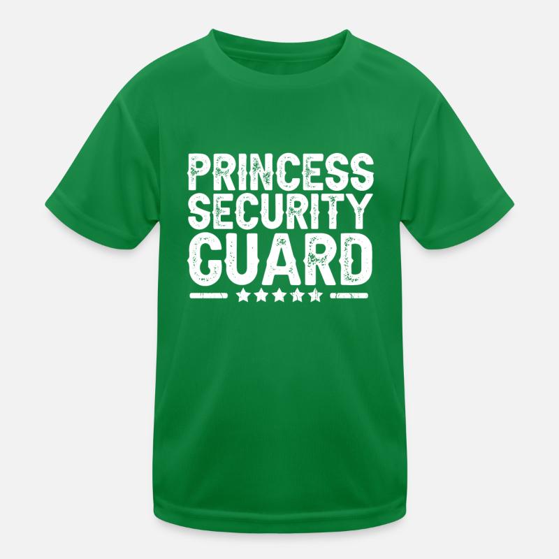 Security Wachmann Sicherheitsdienst Kinder Funktions-T-Shirt