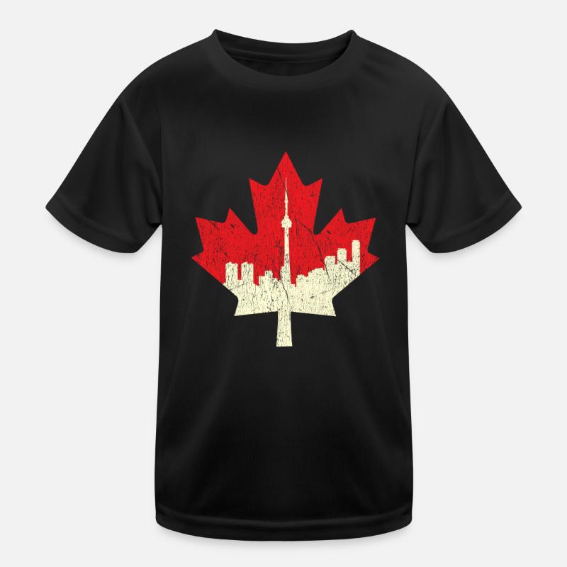 Maple Canada Proud Canadian Flag Canada Day Kinder Funktions-T-Shirt