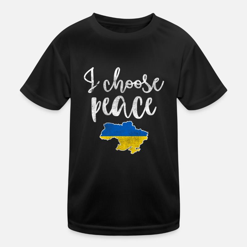 Ukraine Solidarité T-shirt sport Enfant