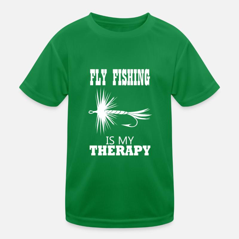 Pêche à la mouche en tant que pêcheur à la truite T-shirt sport Enfant