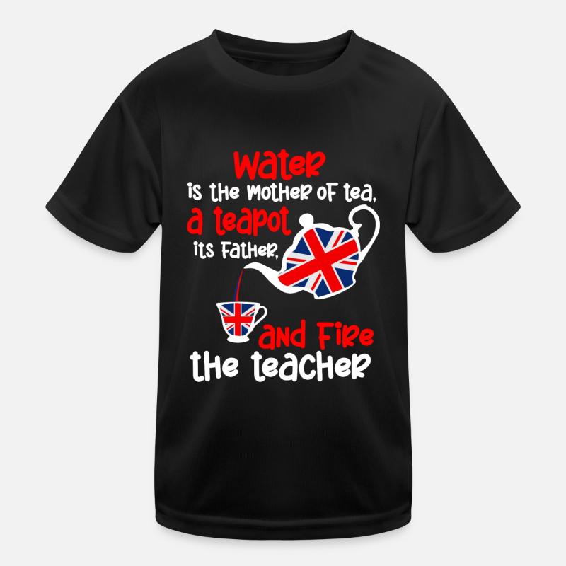 Teeliebhaber, Teetrinker, Teezeit Kinder Funktions-T-Shirt