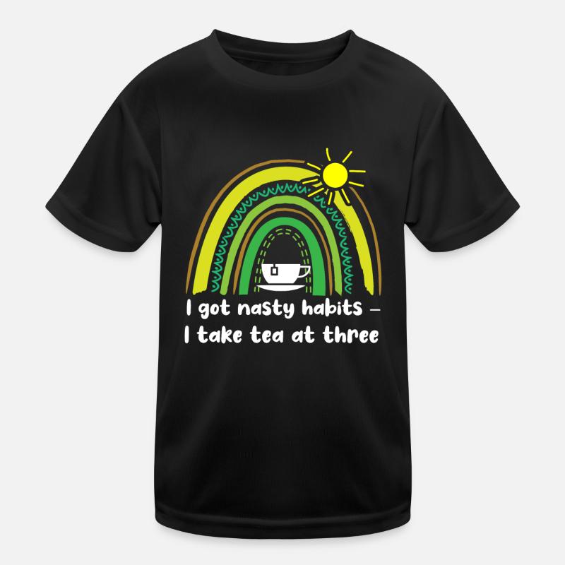 Teeliebhaber, Teetrinker, Teezeit Kinder Funktions-T-Shirt