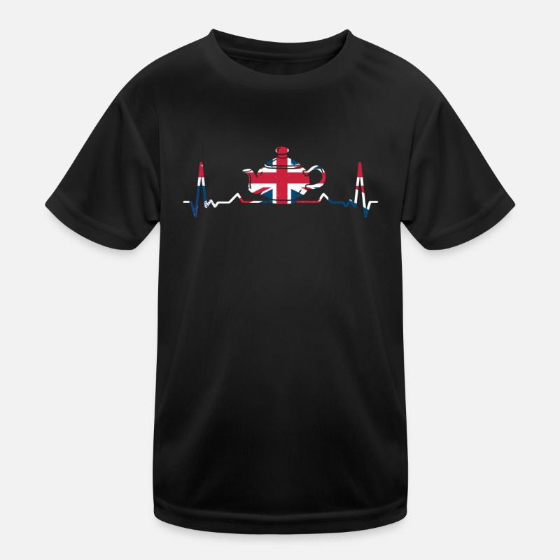 Teeliebhaber, Teetrinker, Teezeit Kinder Funktions-T-Shirt