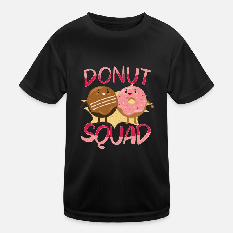 Donut Doughnut Baking Cake Baker - Kinder Funktions-T-Shirt - Schwarz