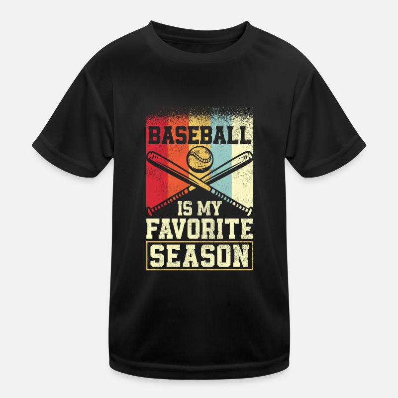 Fan de baseball Vintage Rétro T-shirt sport Enfant