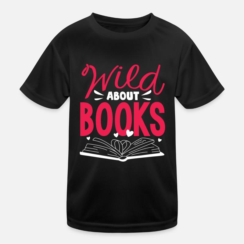 Wild About Books, Lecteurs, Rat de bibliothèque T-shirt sport Enfant