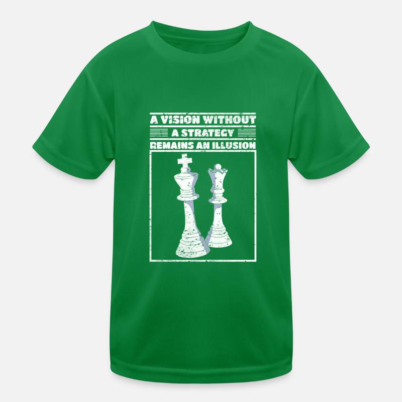 La vision des échecs sans stratégie reste une illusion T-shirt sport Enfant
