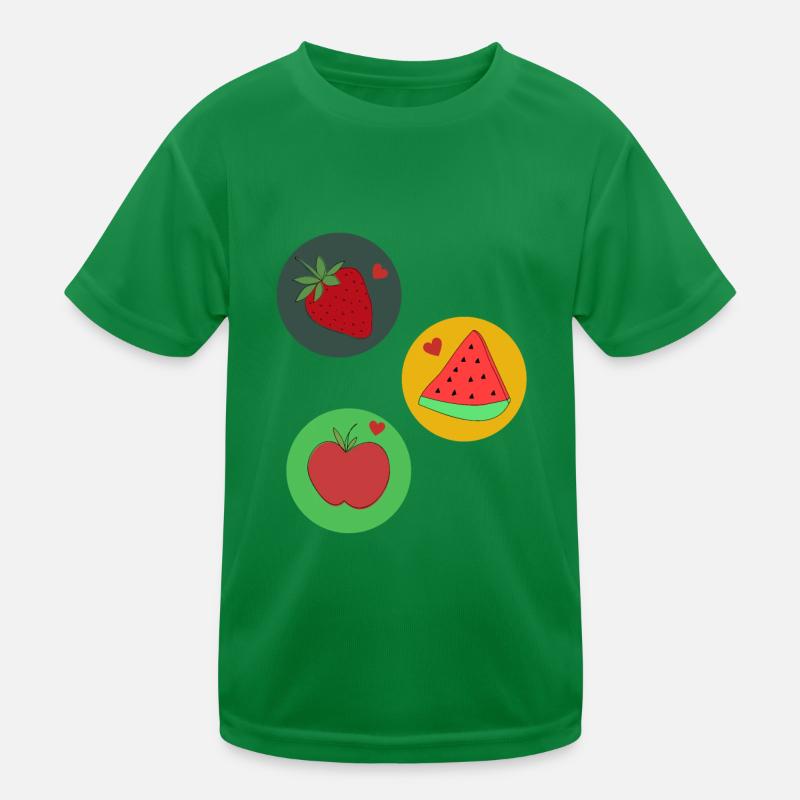 Früchte Kinder Funktions-T-Shirt