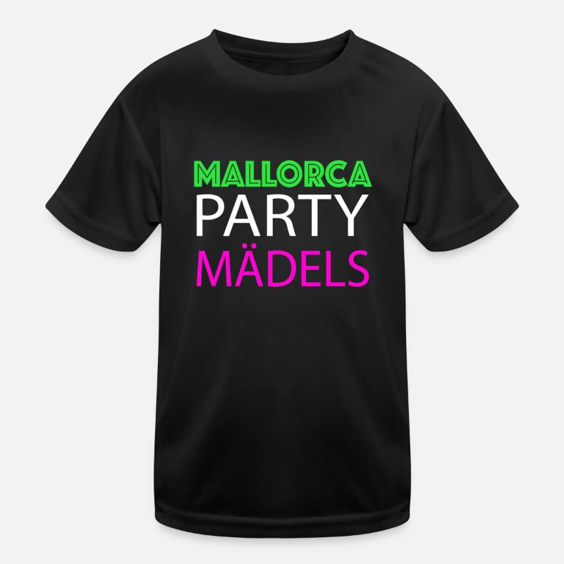 Mallorca Party Mädels Kinder Funktions-T-Shirt