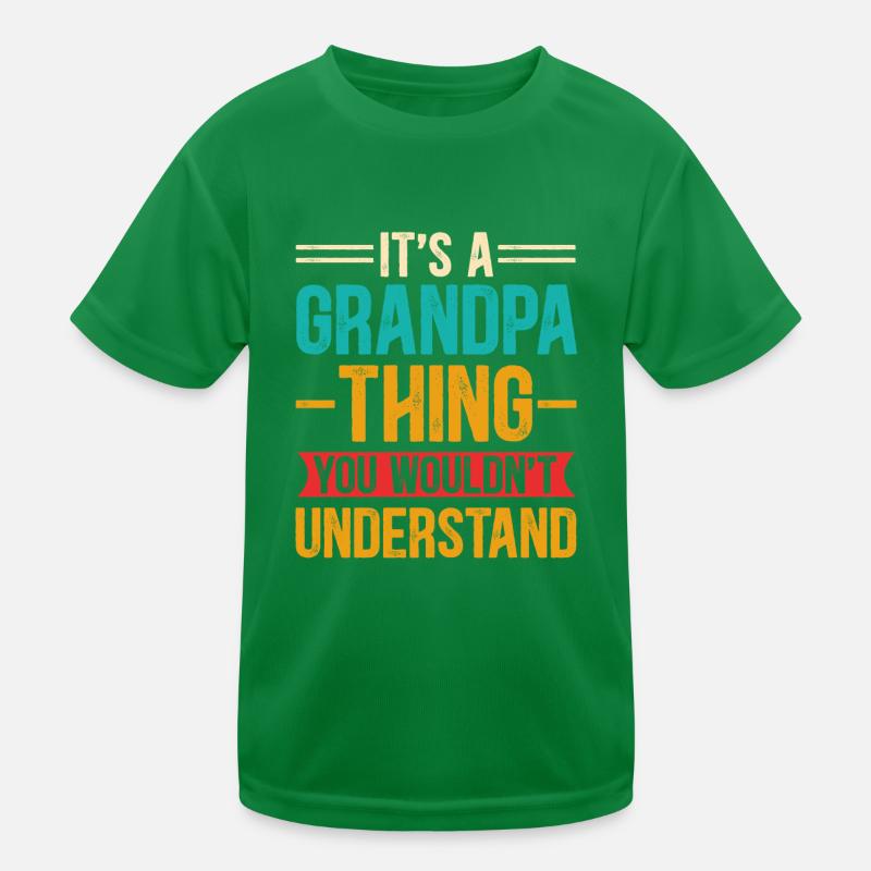 Opa Sache Kinder Funktions-T-Shirt