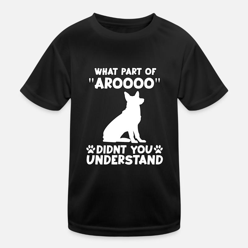 Mignon berger propriétaire Gassi drôles de chiens T-shirt sport Enfant